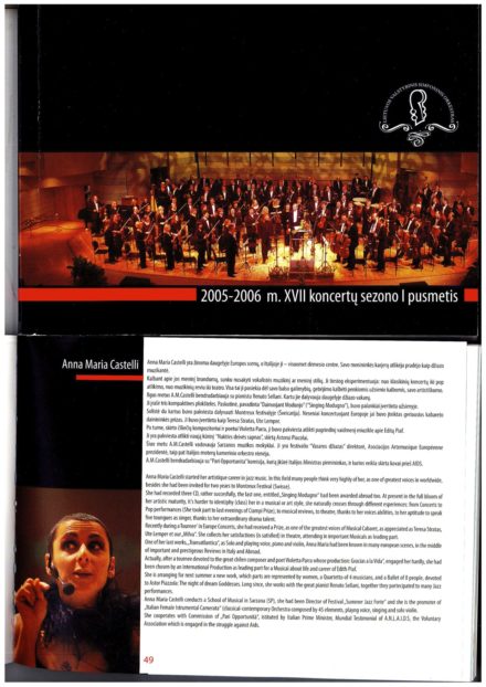 Stagione Lithuanian State Symphony Orchestra Dicembre 2005