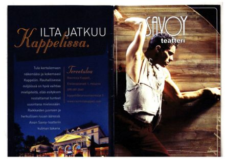 Teatro Savoy Helsinki Ottobre 2005